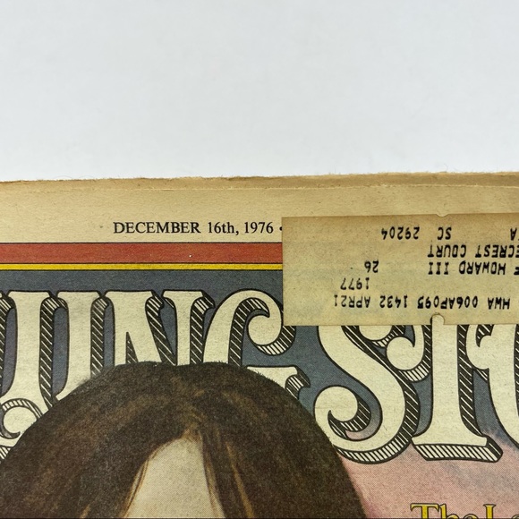 Vintage Rolling Stone Magazine Jackson Browne Jimmy Carter December 16, 1976 Art - Picture 2 of 6